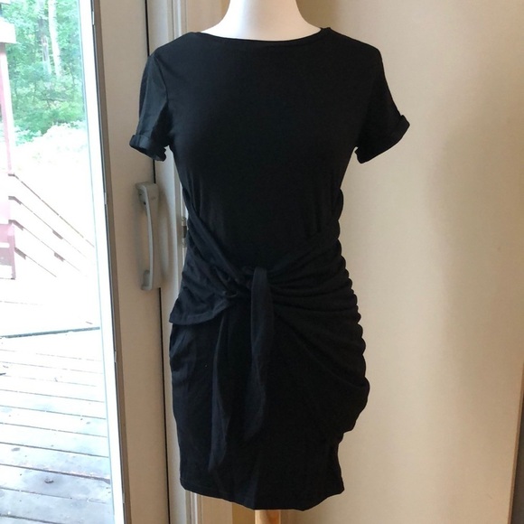 NWT Shein Black T-Shirt Dress Size Small- Super Cute! - Picture 1 of 8